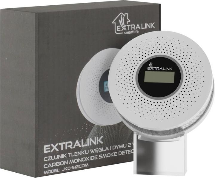 Actual product image Extralink JKD-512COM | Smoke detector | carbon monoxide detector