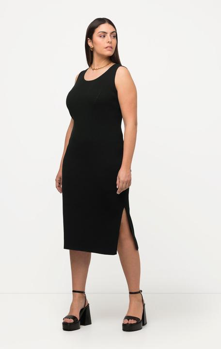 Immagine prodotto Ulla Popken Abito midi di maglia fine con taglio smanicato e aderente e scollo rotondo (54)