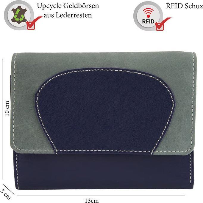 Immagine prodotto Sunsa Portafoglio da donna RFID in pelle riciclata No.1