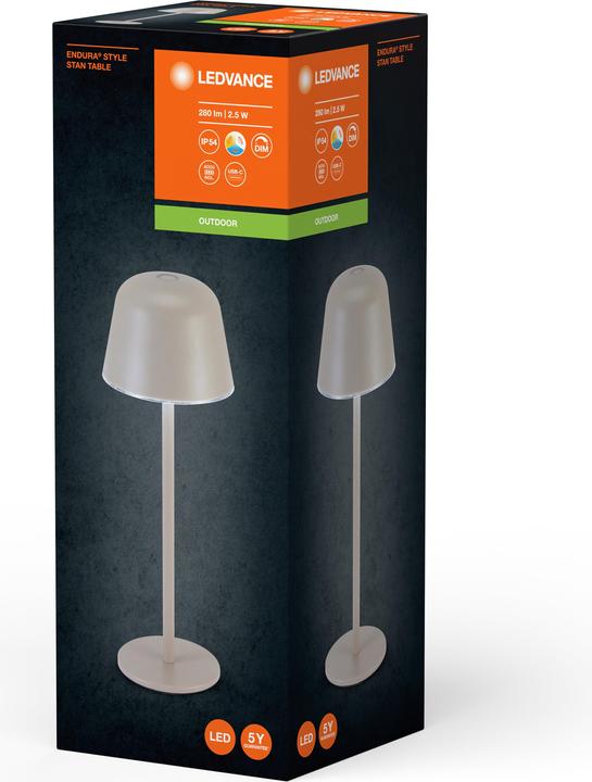 Produktbild Ledvance Endura Style Table CCT USB Beige (200 lm)