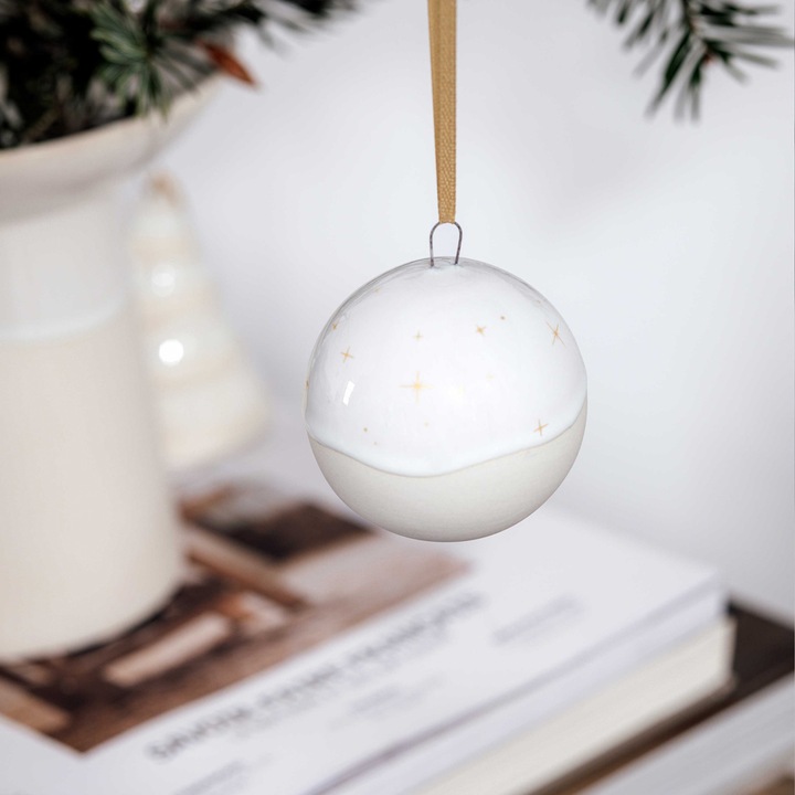 Produktbild Like. by Villeroy & Boch Ornament Kugel Winter Glow (1 -teilig)
