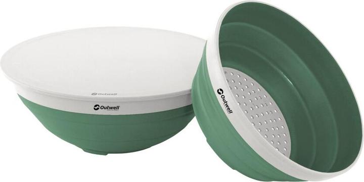 Image du produit Outwell Collaps Bowl & Colander Set Shadow Green