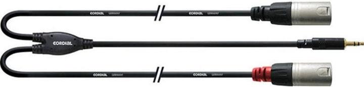 Image du produit Cordial CFY 3 WMM-LONG - câble en Y / jack 3,5 mm - 2x XLR (3 m, Jack 3,5 mm (AUX), XLR)