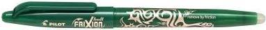 Actual product image Pilot Rollerball FriXion Ball 1.0 0.5mm green bullet tip non-document-proof (Green, 1 x)