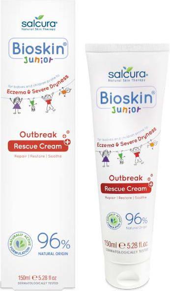 Actual product image Salcura Skincare Bioskin Junior Outbreak Rescue Cream Cream for Babies 150 ml