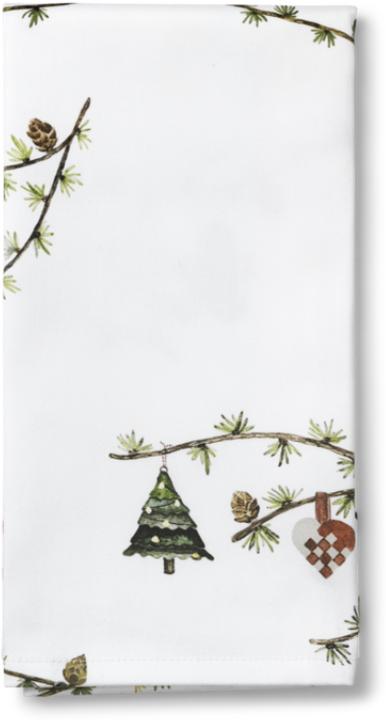 Kähler Hammershoi Jul Christmas Fabric Napkin (4 x, 45 x 45 cm)