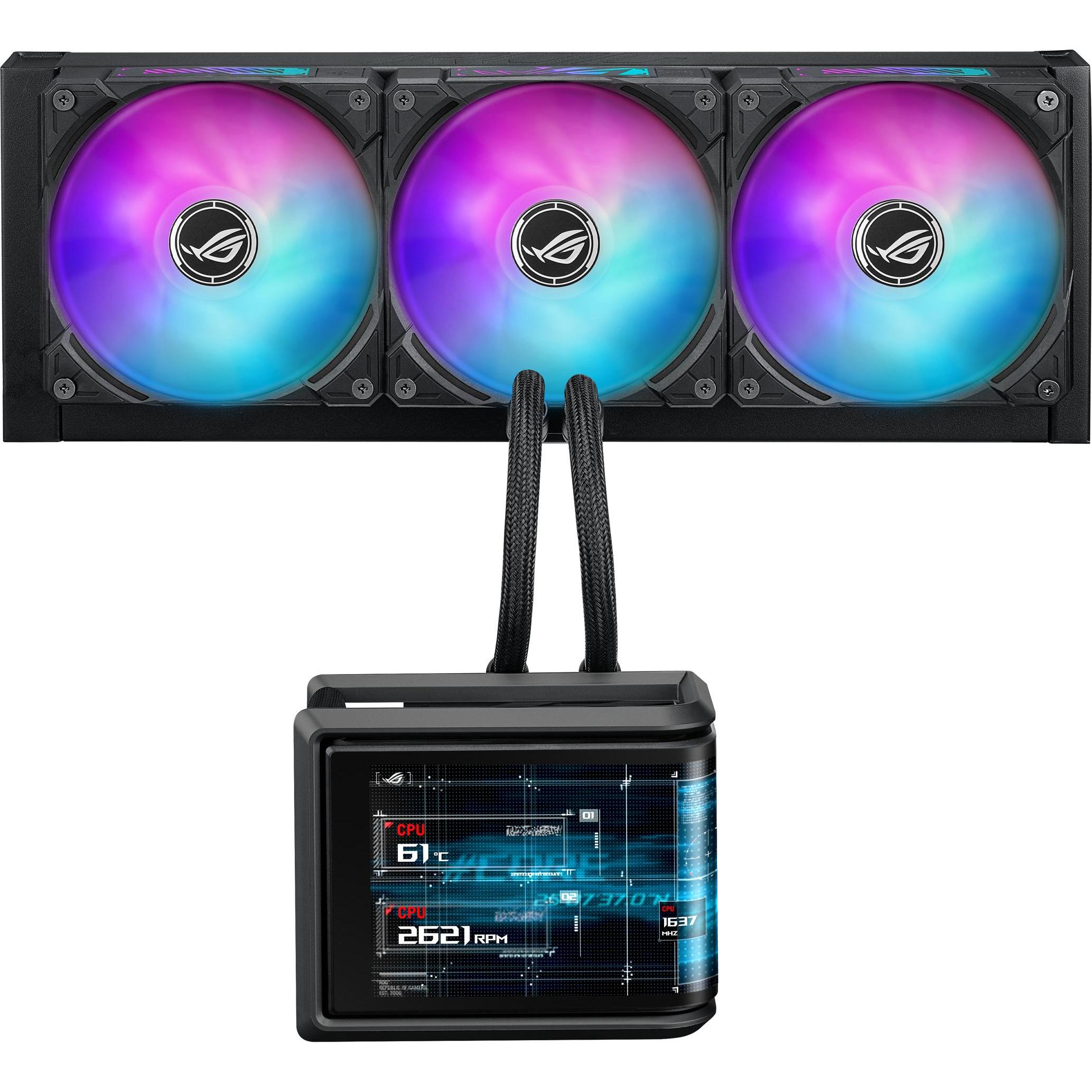 ASUS ROG Ryuo IV SLC 360 ARGB, CPU Wasserkühler, Schwarz