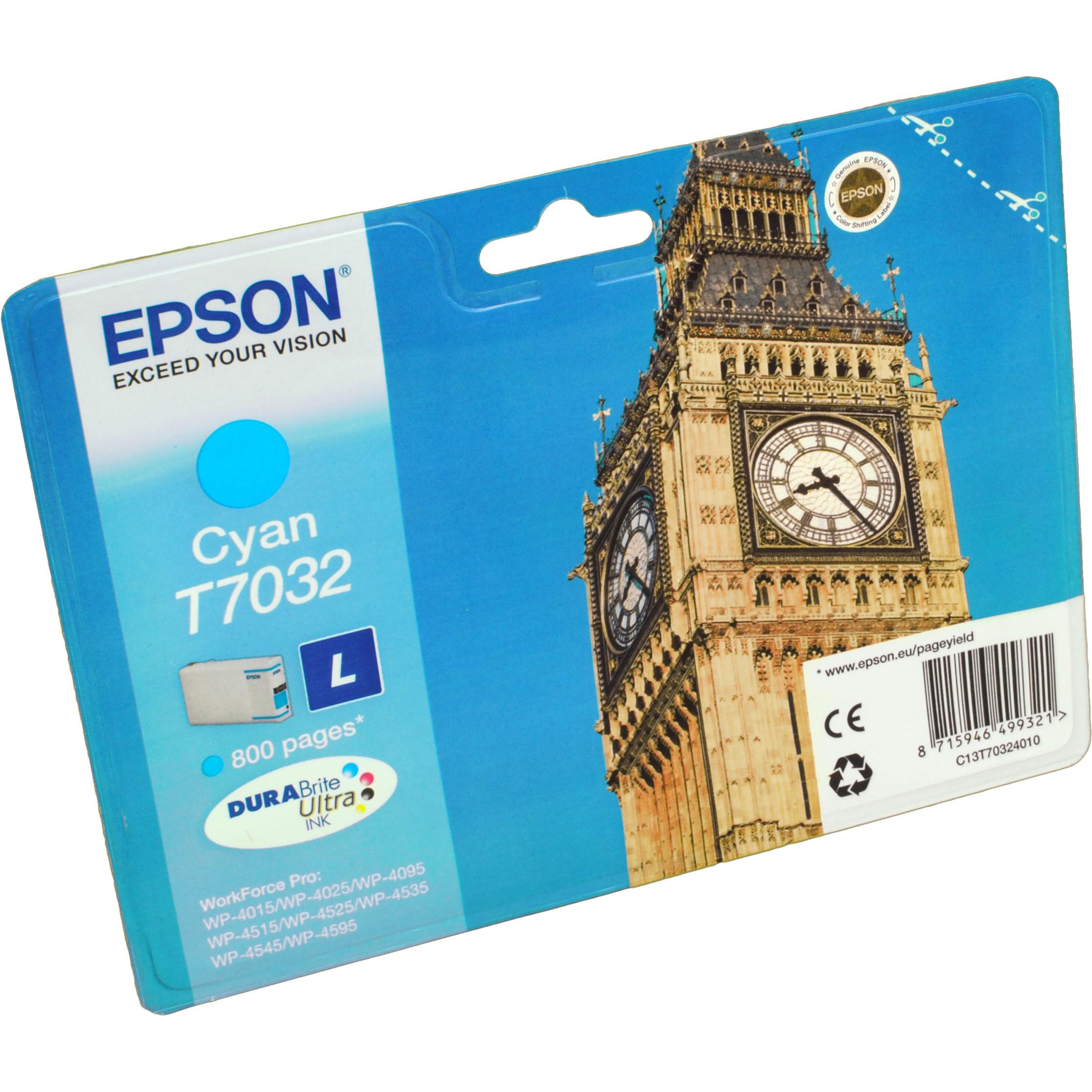 Epson, Druckerpatrone, T7032 DuraBrite Ultra (C)
