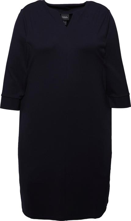 Image du produit Ulla Popken Robe en molleton point de Rome. Col montant, manches 3/4 et poches. (60)