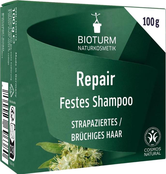 Actual product image Bioturm Solid Shampoo Strapaz. Hair (Solid shampoo, 100 g)