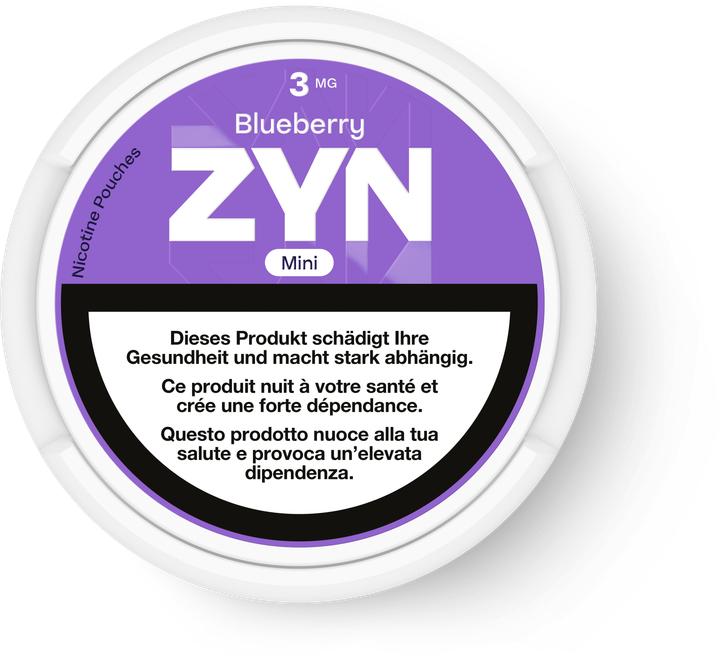 Produktbild Zyn Mini Blueberry (Nicotine Pouches, 3 mg)