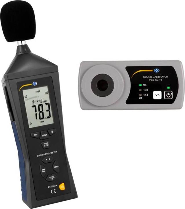 PCE Instruments Lärmmessg. mit Schall-Kali