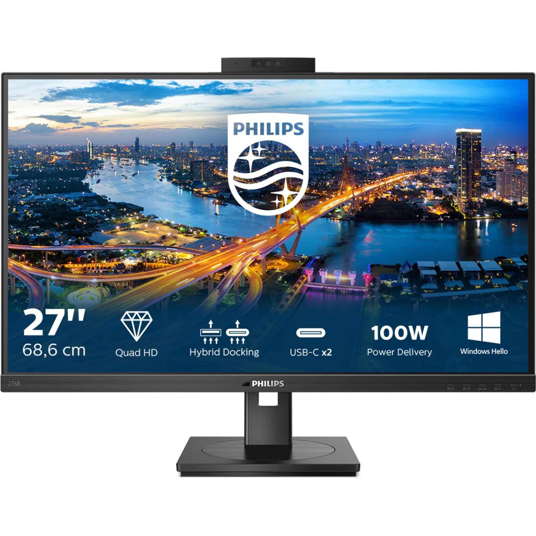 Philips MMD-MONITOREN & DISPLAYS 276B1JH (2560 x 1440 Pixel, 27"), Monitor, Schwarz