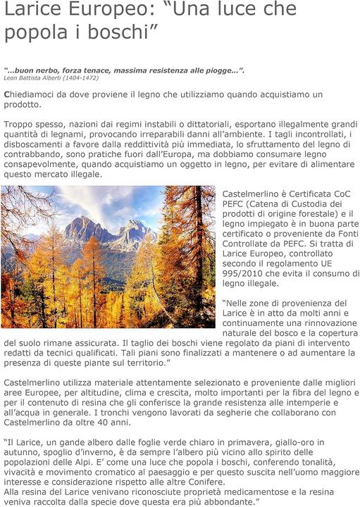 Actual product image Castelmerlino Folding Table