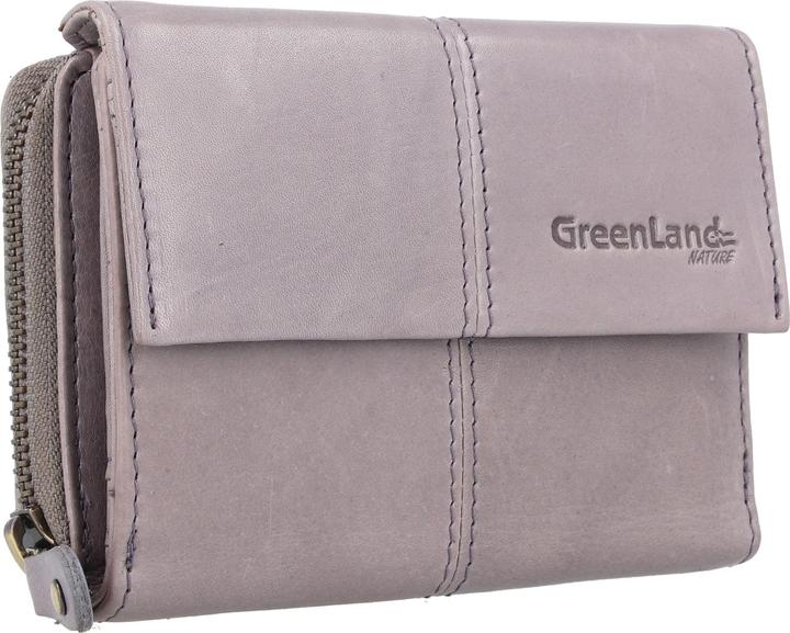 Actual product image Greenland Nature Nature Soft wallet RFID leather 13 cm