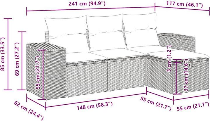 Produktbild vidaXL Kaia