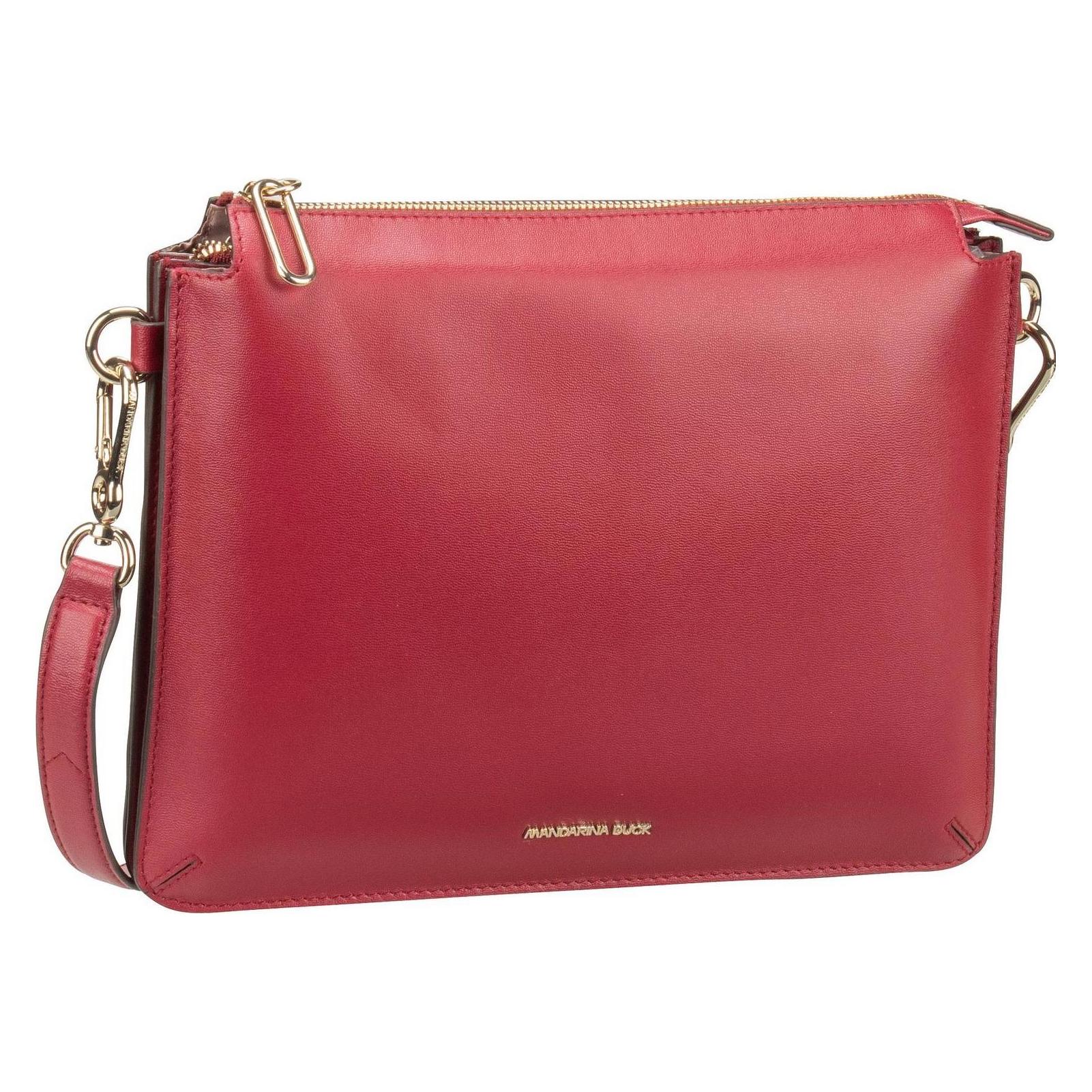 Mandarina Duck, Damen, Handtasche, Umhängetasche Luna Flat Pochette KBT10, Rot