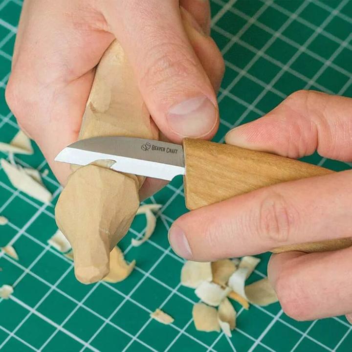 Immagine prodotto Beaver Craft Coltello da banco per intaglio su legno BeaverCraft (13 mm)