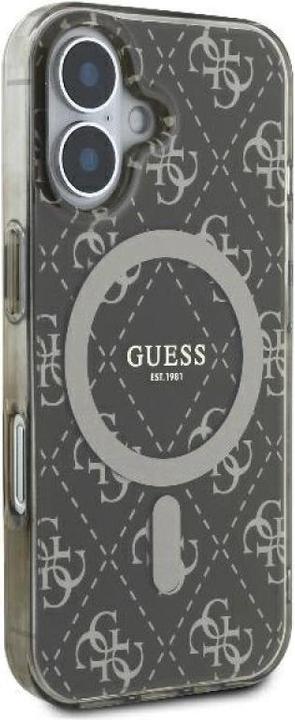 Productafbeelding Guess GUHMP16SH4DTEW iPhone 16 6.1" brązowy/bruin hardcase IML 4G Achtergrond MagSafe (Apple iPhone 16)