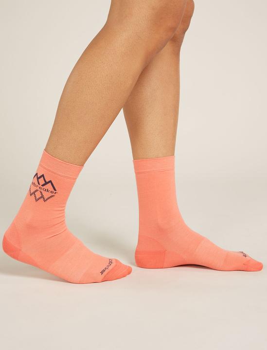 Produktbild Icebreaker Women Merino Lifestyle Fine Gauge Crew Logo Reflections (40 - 43)