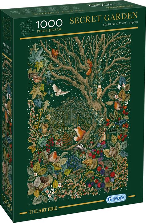 Gibsons Puzzle 1000 pieces The Art File: Secret Garden (1000 pieces)