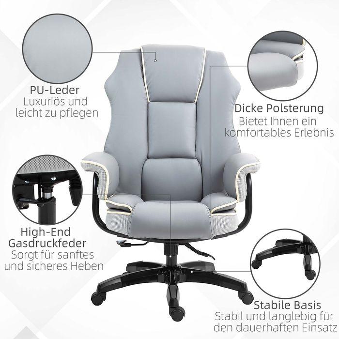 Produktbild Swisshandel24 Bürostuhl ergonomisch inkl. verstellbarer Rückenlehne bis 150°