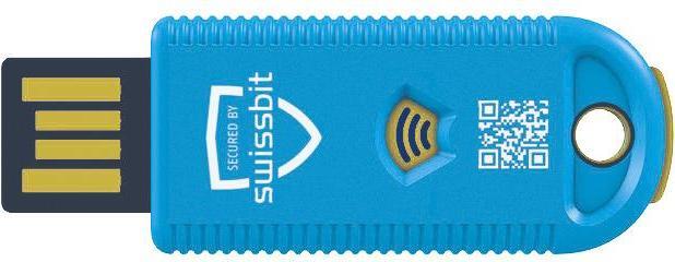 Actual product image Swissbit iShield Key FIDO2 USB/NFC Retail - Systemsicherheitsschlüssel