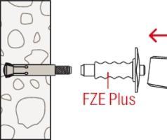 Actual product image Fischer Wedge anchor R 88583 ZYKON FZA 18x 80 M 12/25 A 4 Without surface specification (10 pcs.)