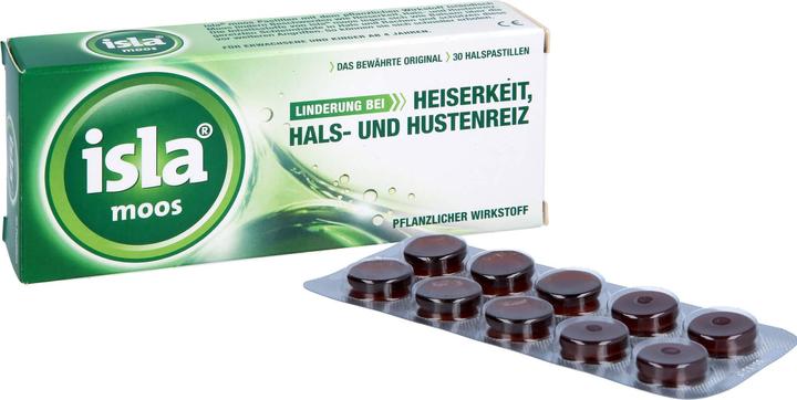 Produktbild Isla moos Halspastillen, 30 St. Pastillen (30 Stück)
