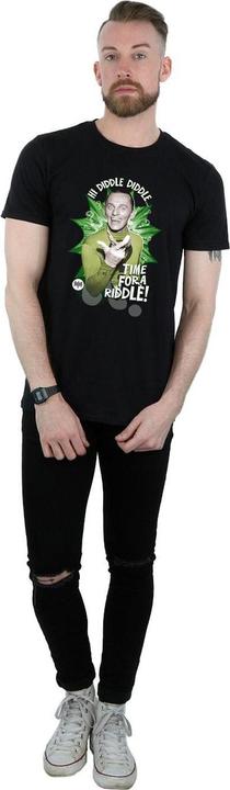 Immagine prodotto Maglietta Uomo Batman Serie TV L'Enigmista - Time for a Riddle (XXL)