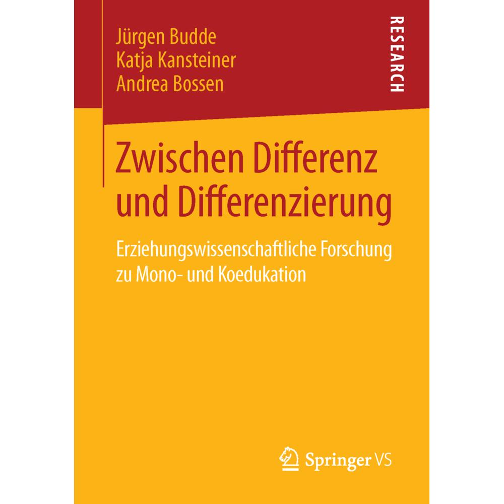 Zwischen Differenz und Differenzierung, Fachbücher von Andrea Bossen, Katja Kansteiner, Jürgen Budde