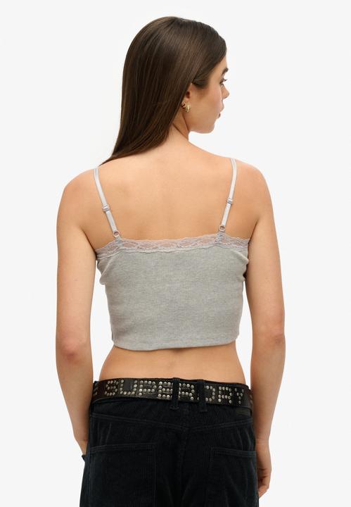 Immagine prodotto Superdry Kurzes Athletic Essentials Trägertop mit Spitzenbesatz (10XL, 11XL, 12XL)