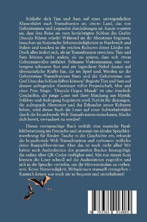 Produktbild tolino Lerne russische Sprache mit Dracula Gegen Manah und mache dich bereit, verzaubert zu werden! (Deutsch, Russisch, Vadym Zubakhin, 2023)