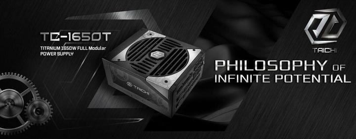 Actual product image AsRock Zasilacz TAICHI 1650W Titanium (1650 W)