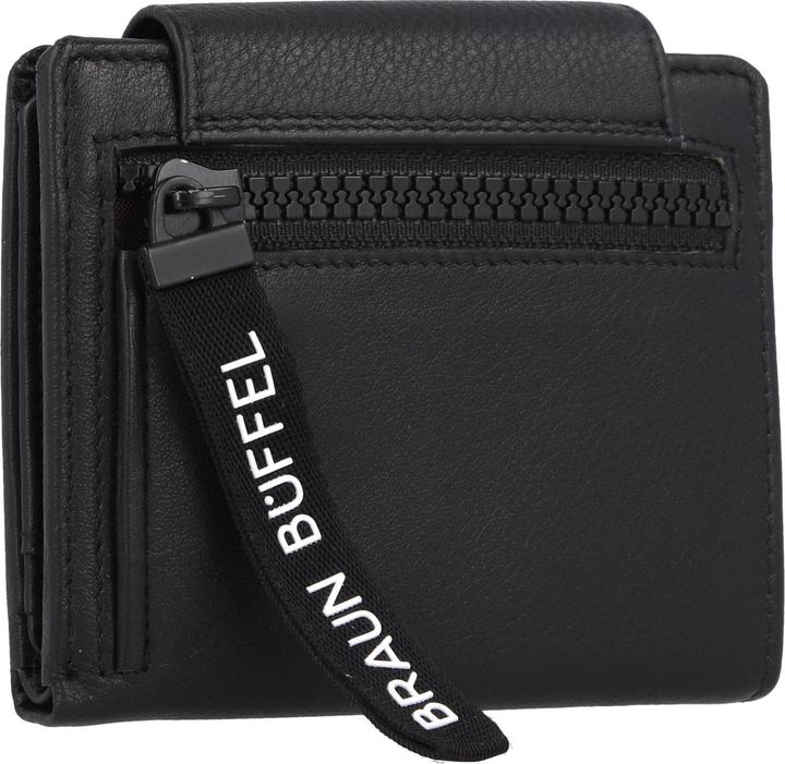 Actual product image Braun Büffel Capri leather wallet 10.5 cm