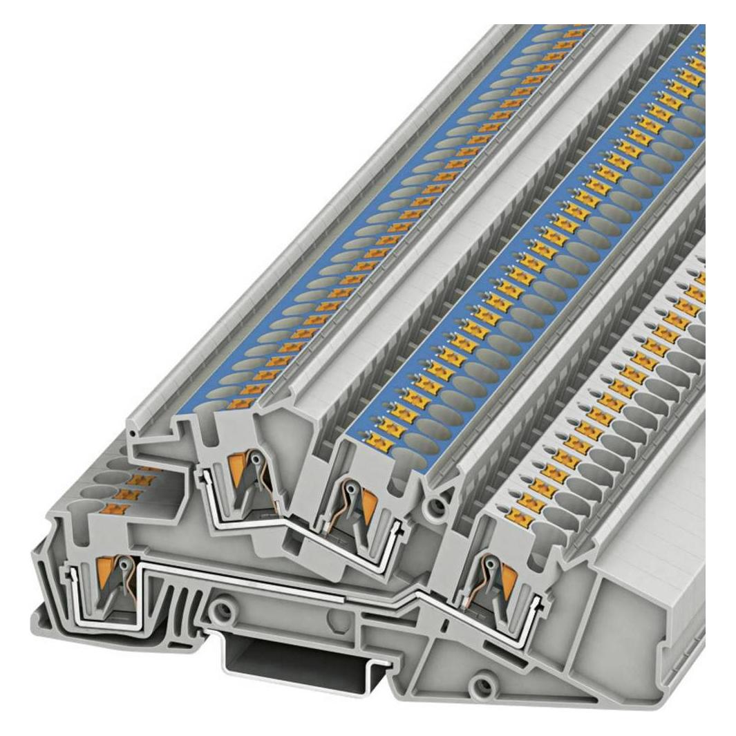 Phoenix Contact Grigio Terminale A Pavimento Per L'installazione, Cavo + Spina Elettrica,