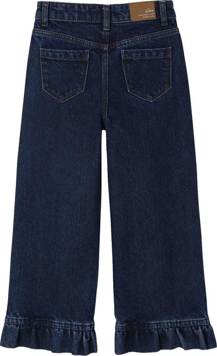 Produktbild Vertbaudet Weite Jeans mit Rüschen, Mädchen (140)