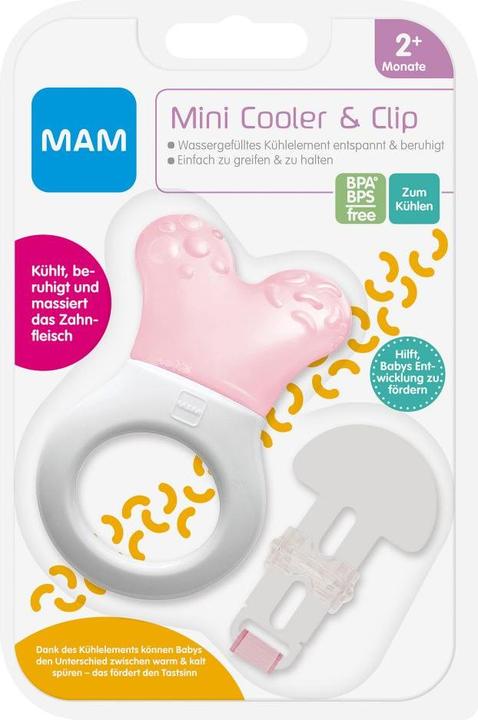 Produktbild MAM Beissringe & Zahnungshilfen Kühl-Beissring Mini Cooler & Clip - Rosa