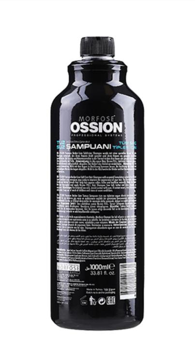Produktbild Morfose Ossion Barber Keratin Treatment Shampoo szampon do wszystkich rodzajów włosów Salt Free (1000 ml)