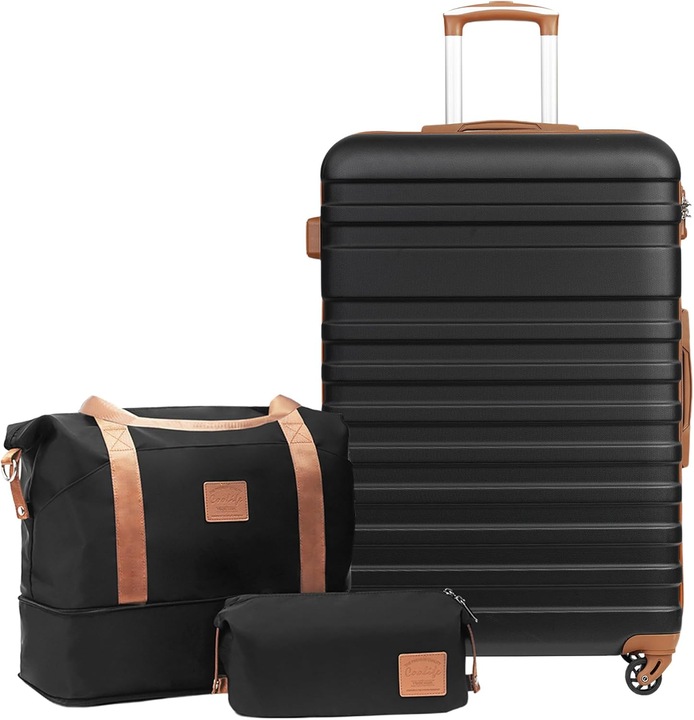 Immagine prodotto Coolife 3-teiliges Reisekofferset (93 l, L (90 - 115l))