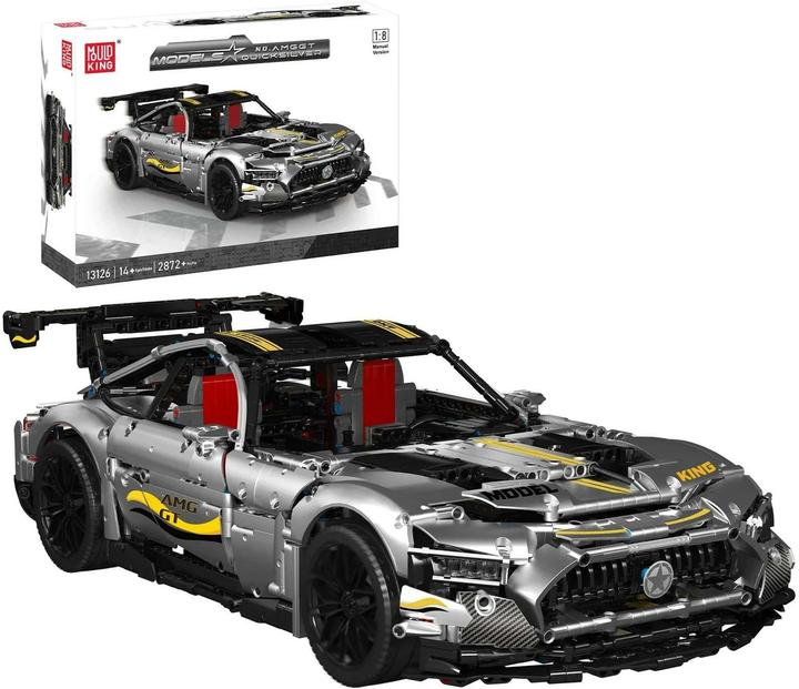 Actual product image Mould King Quick Sliver" racing car - clamping blocks