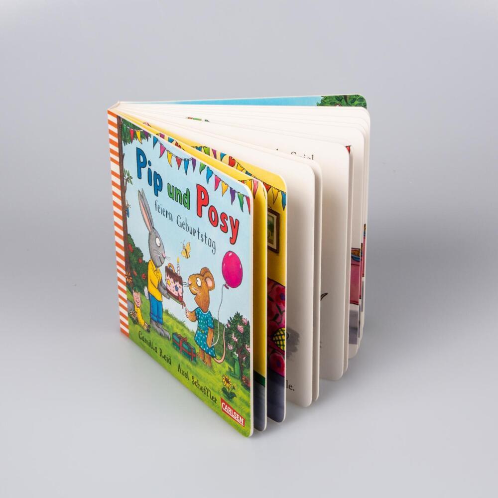 Thumbnail - Pip und Posy: Pip und Posy feiern Geburtstag, Kinderbücher von Axel Scheffler