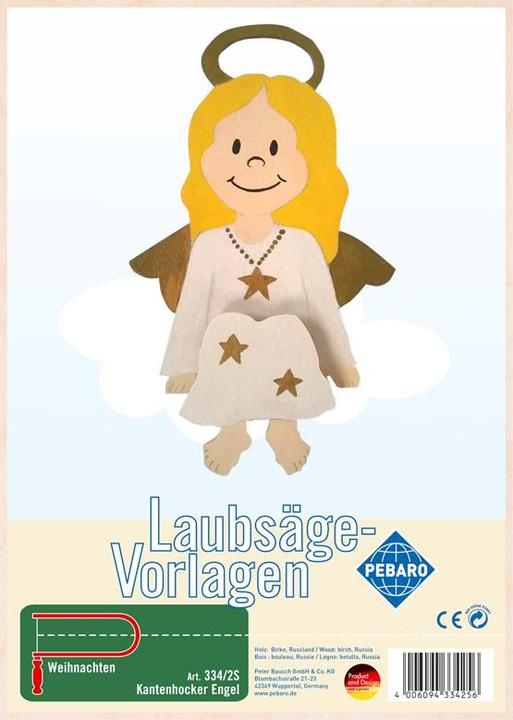 Produktbild Pebaro Laubsägevorlage "Kantenhocker Engel"