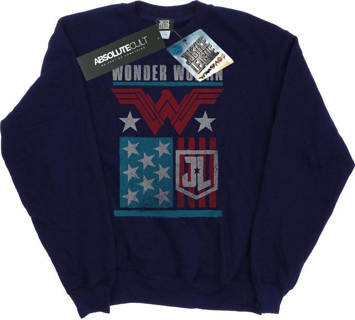 Produktbild Justice League Movie Wonder Woman Flag Sweatshirt (XXL)