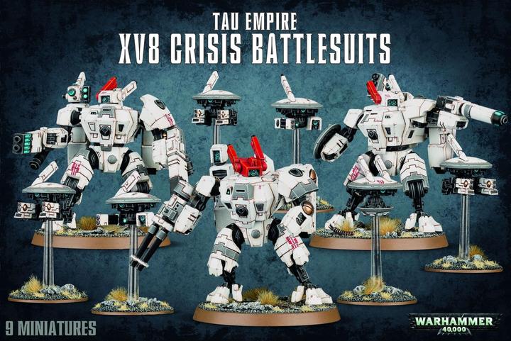 Produktbild Games Workshop Warhammer 40k - Tau XV8 Crisis Battlesuit Team