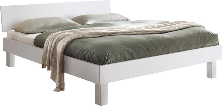 Lacquered, MDF white opaque