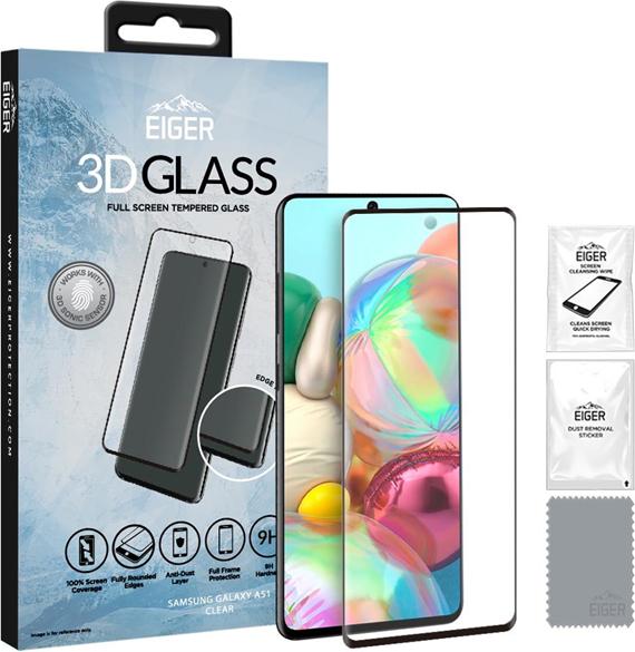 Immagine prodotto Eiger Mountain Glass Clear Edge (1 pz., Samsung Galaxy A51)