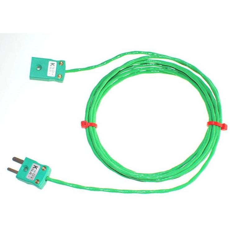 RS PRO, Tubo + Canalina per cavi, Cavo per termocoppie schermato con isolamento in PFA per termocoppie di tipo K, L. 10m, max. +260°C (10 m)