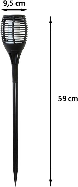 Produktbild Grundig Solarlampe "Flame" (590 lm, IP22)