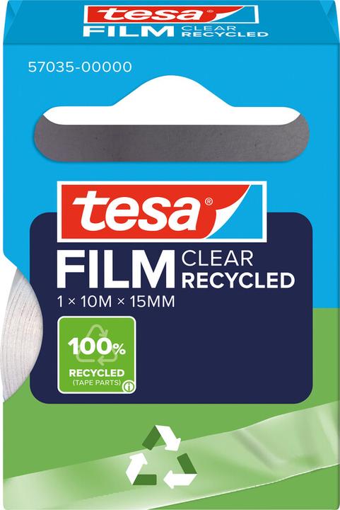 Produktbild tesa tesafilm ECO & CLEAR, lösungsmittelfrei und alterungsbeständig (15 mm)